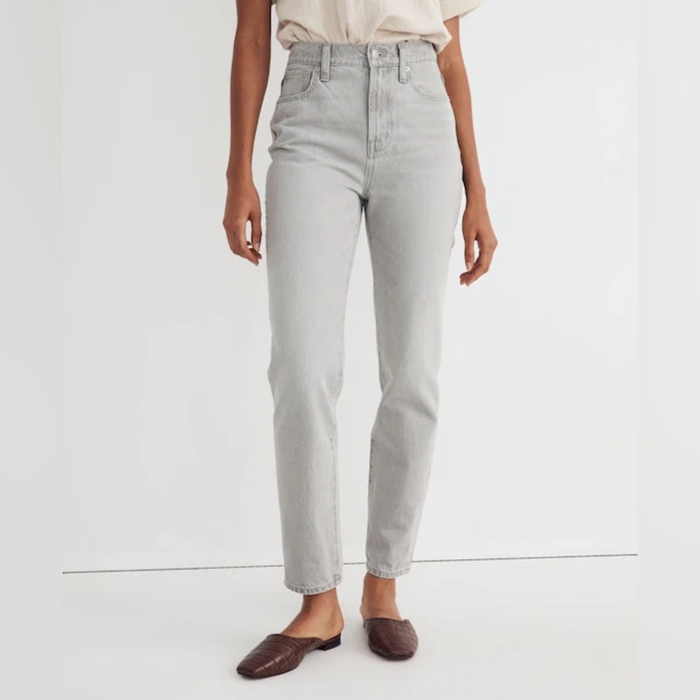 NWT Madewell Women's Straight Leg Jeans - Gray